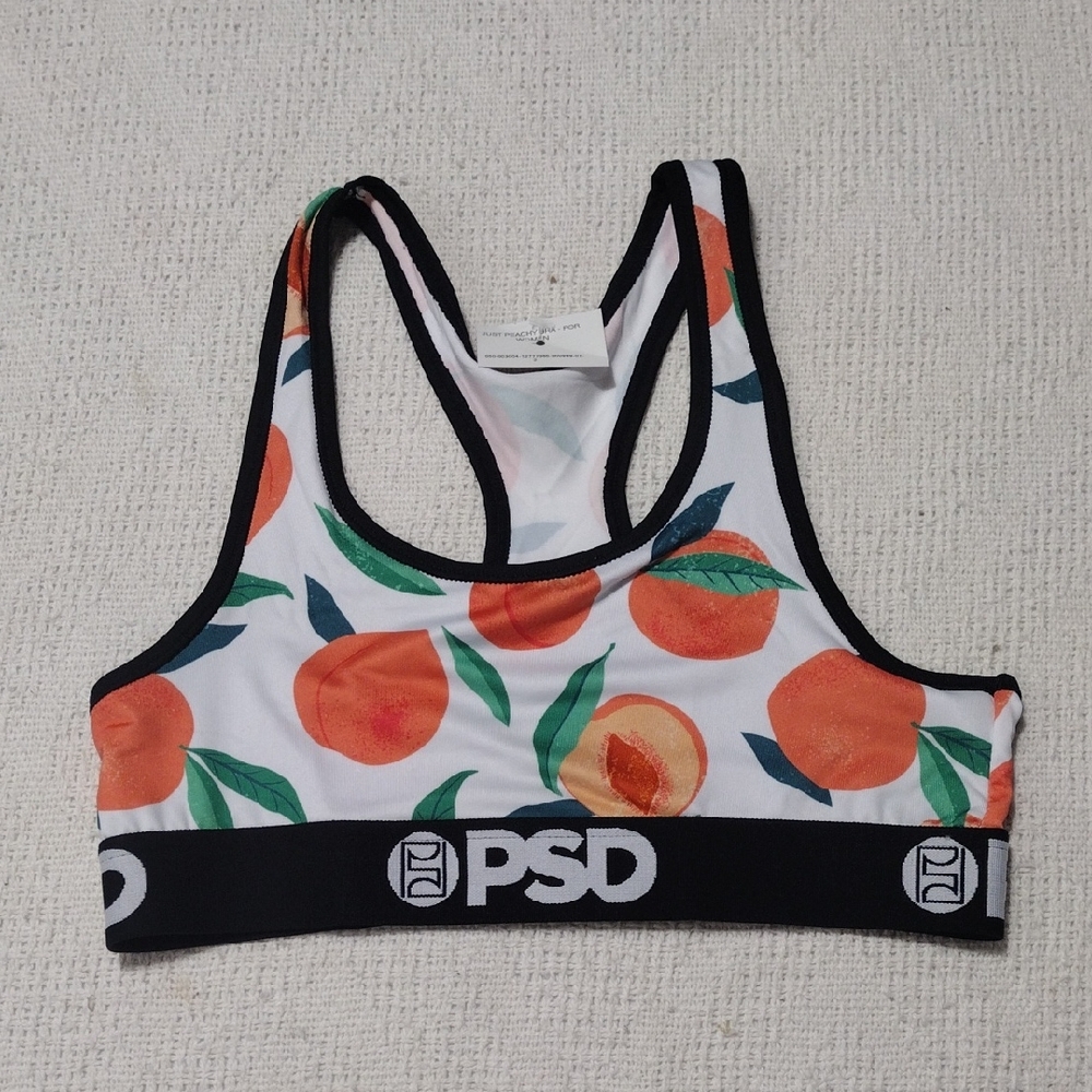 NWT PSD Just Peachy Unlined Sports Bra Size Small